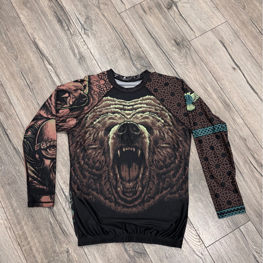 Raven Fightwear Men’s Rashguard - Berserker Size L